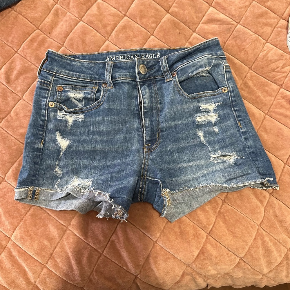 American Eagle Outfitters Women's Blue Denim Shorts